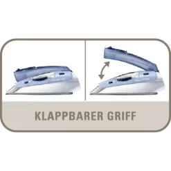 Rowenta Reise-Dampfbügeleisen »DA1510«, 1000 W, Mit Dampffunktion Und Microsteam-Edelstahlsohle -Rowenta 02ec8ae00480429a94378e1f79a422c2