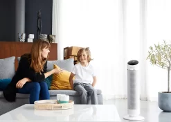 Rowenta HQ8120F0 Silent Comfort 3in1 Turmventilator Mit Smart-Technologie, Staubfilter, Ventilator & Heizung, 24h Startverzögerung, 10 Geschwindigkeitsstufen -Rowenta 14754bc817e952ca8310d6892838fd57