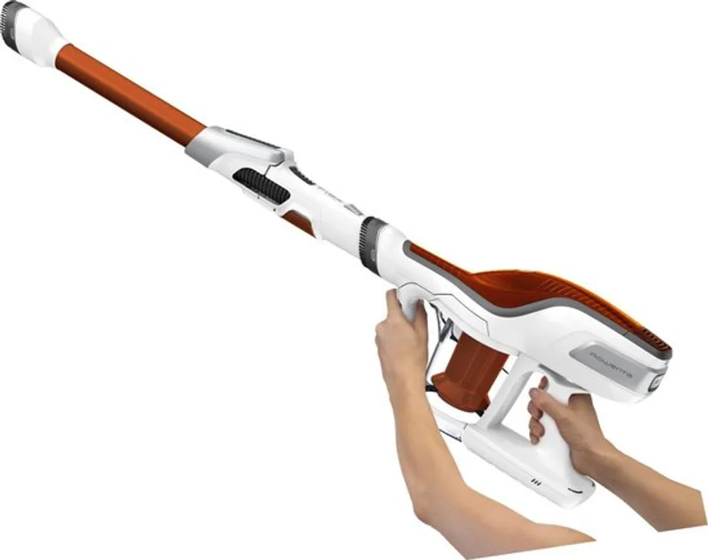 Rowenta RH9474, Trocken, Zyklonal, 82 DB, Beutellos, Orange, Weiß, Tätigkeit 17 Rowenta RH9474, Trocken, Zyklonal, 82 DB, Beutellos, Orange, Weiß, Tätigkeit – Bild 17