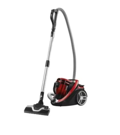 Rowenta RO7649 Silence Force Cyclonic Parkett | Beutelloser Staubsauger | Vacuum-Cleaner | Sehr Leise | 2,5L Staubvolumen | Tierhaar | Auto | Schwarz/Rot -Rowenta 2154b0aec71833022007a6e785eb98a9