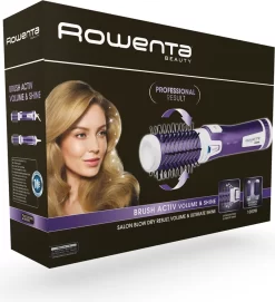 Rowenta CF9530 Rotierende Warmluftbürste Brush Activ Volume & Shine | Keramikbeschichtung | 3 Geschwindigkeitsstufen Und Kaltstufe | Violett -Rowenta 3307d4831594f588598daf39b446a95f