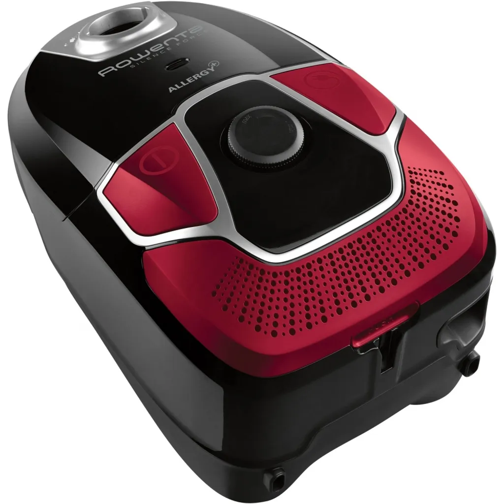 Rowenta RO6859 Silence Force Allergy+ Parkett Bodenstaubsauger Mit Beutel (Staubbeutelkapazität: 4,5 Liter, Allergy+ Filter Hält 99,98% Des Staubs Und Der Allergene Zurück) Schwarz/rot 3 Rowenta RO6859 Silence Force Allergy+ Parkett Bodenstaubsauger Mit Beutel (Staubbeutelkapazität: 4,5 Liter, Allergy+ Filter Hält 99,98% Des Staubs Und Der Allergene Zurück) Schwarz/rot – Bild 3