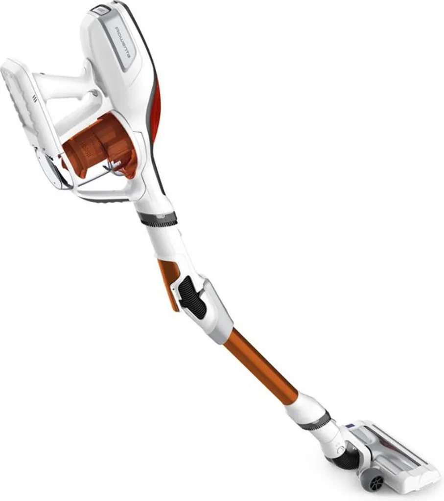 Rowenta RH9474, Trocken, Zyklonal, 82 DB, Beutellos, Orange, Weiß, Tätigkeit 8 Rowenta RH9474, Trocken, Zyklonal, 82 DB, Beutellos, Orange, Weiß, Tätigkeit – Bild 8