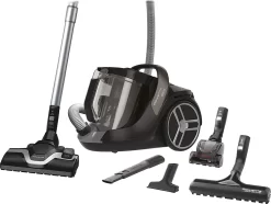 Rowenta RO7260 Bodenstaubsauger Silence Force Cyclonic Parkett | Beutellos | Große Staubbehälterkapazität: 2,5 Liter | Schlankes Und Modernes Design | Langlebiger EffiTech-Motor | Schwarz -Rowenta 500be8f7cba4cf3a063a962a1aa98056