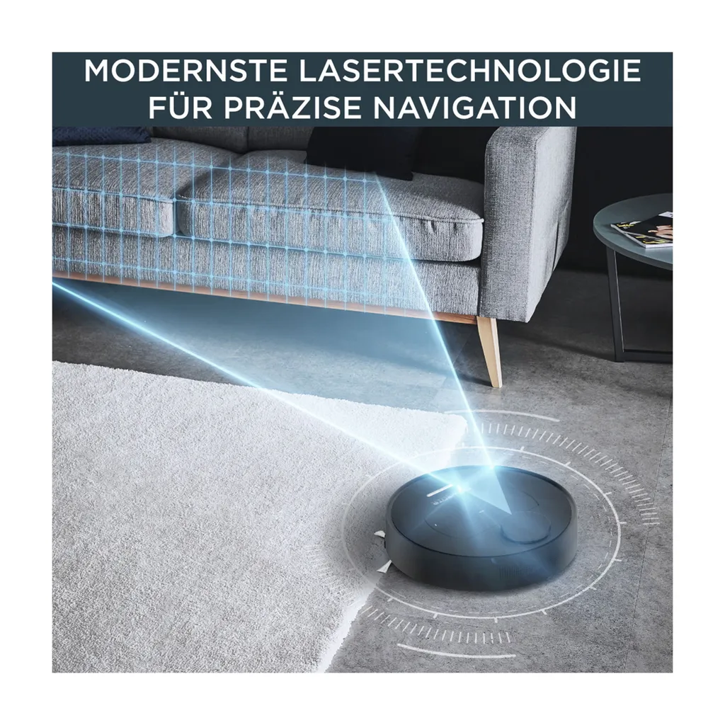 Rowenta Explorer 75 RR7675, Beutellos, Schwarz, Rund, Area, Ladend, Walzenbürste 8 Rowenta Explorer 75 RR7675, Beutellos, Schwarz, Rund, Area, Ladend, Walzenbürste – Bild 8