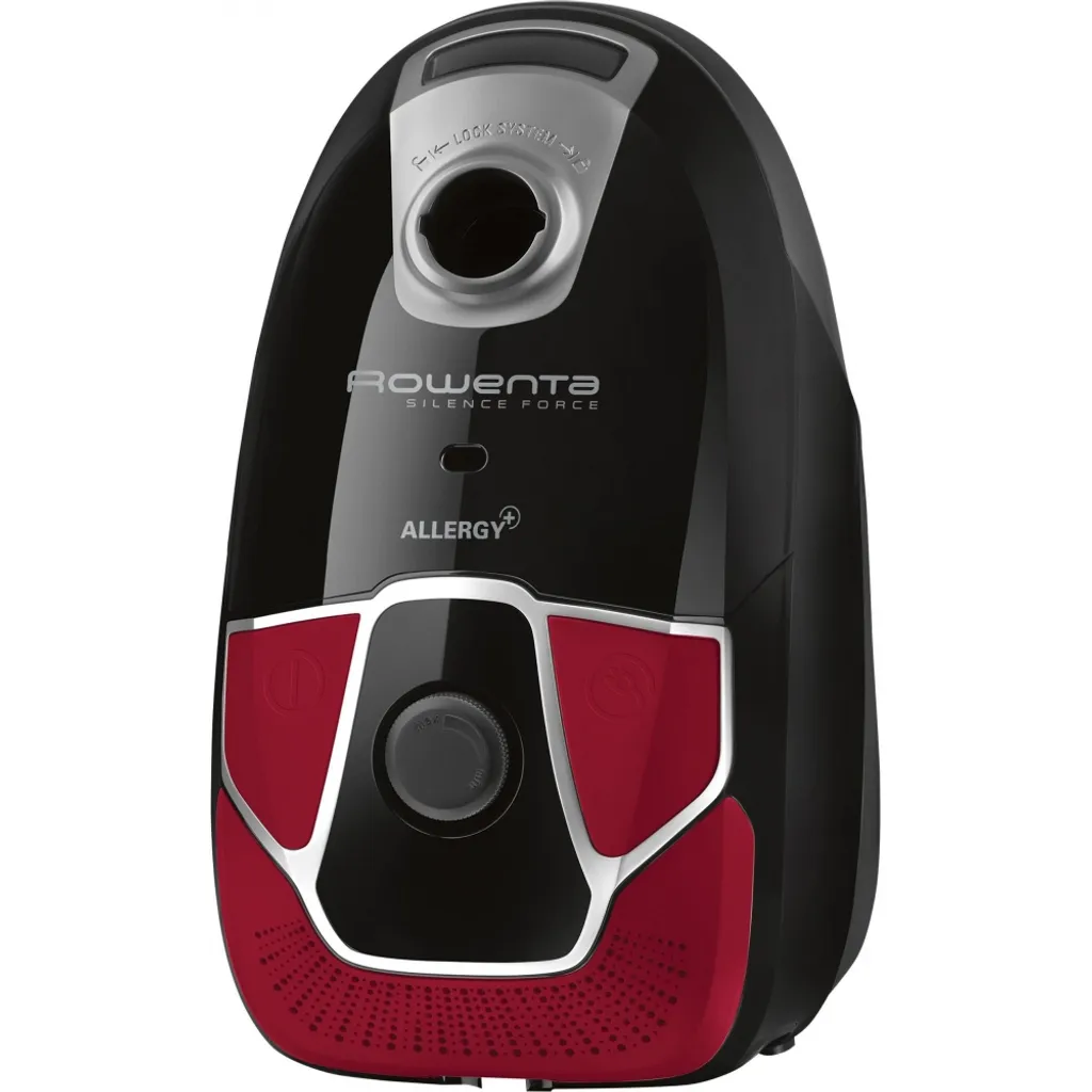 Rowenta RO6859 Silence Force Allergy+ Parkett Bodenstaubsauger Mit Beutel (Staubbeutelkapazität: 4,5 Liter, Allergy+ Filter Hält 99,98% Des Staubs Und Der Allergene Zurück) Schwarz/rot 2 Rowenta RO6859 Silence Force Allergy+ Parkett Bodenstaubsauger Mit Beutel (Staubbeutelkapazität: 4,5 Liter, Allergy+ Filter Hält 99,98% Des Staubs Und Der Allergene Zurück) Schwarz/rot – Bild 2