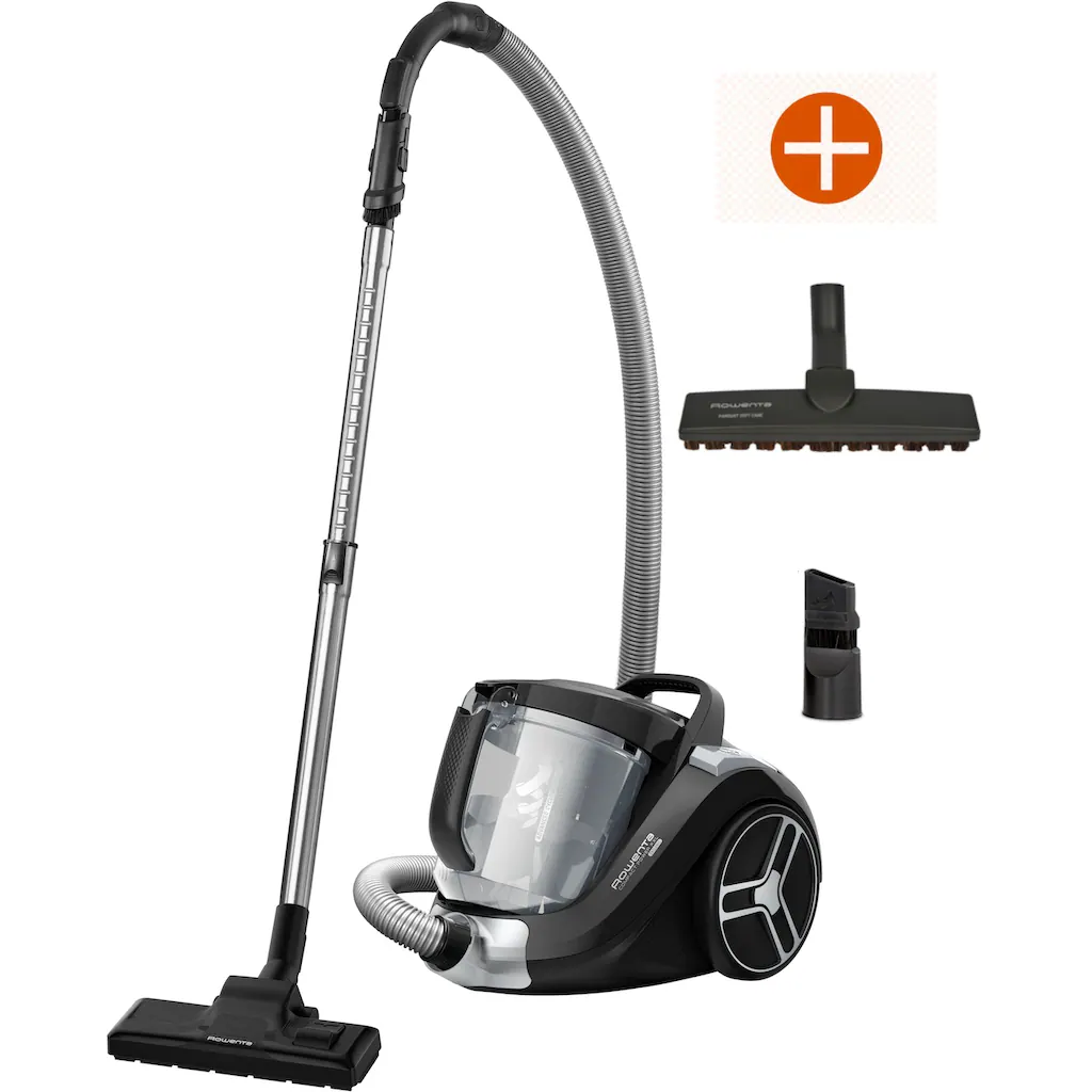 Rowenta Bodenstaubsauger »RO4825 Compact Power XXL«, 550 W, Beutellos, Inkl. Gratis Parkettdüse, Sehr Leise, XXL-Fassungsvermögen 2,5 Liter 1 Rowenta Bodenstaubsauger »RO4825 Compact Power XXL«, 550 W, Beutellos, Inkl. Gratis Parkettdüse, Sehr Leise, XXL-Fassungsvermögen 2,5 Liter