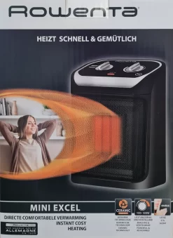 Rowenta SO9261 Mini Excel - Heizlüfter - Schwarz -Rowenta 702667a7fe3300a2dd3b2e321d663476