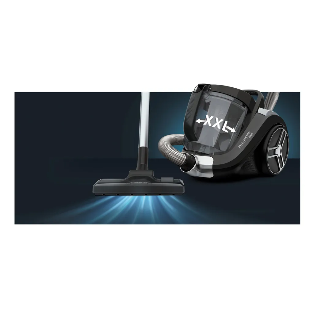 Rowenta RO4826 Compact Power XXL Schwarz Beutelloser Bodenstaubsauger 8 Rowenta RO4826 Compact Power XXL Schwarz Beutelloser Bodenstaubsauger – Bild 8