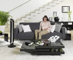 Rowenta VU 6670 F0 Turmventilator Schwarz/silber -Rowenta 74ddc546d273fff05dfb4ace56d44212