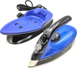 Rowenta DE5010 Dampfbügeleisen Ohne Schnur Mit Ladestation Blau Schwarz -Rowenta 8caaec707e692230ab668bf1d17b935f