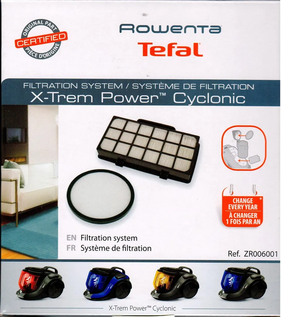 Rowenta ZR006001 FilterSet Für RO6941EA, RO6963EA, RO6984EA X-Trem Power Stabsauger 4 Rowenta ZR006001 FilterSet Für RO6941EA, RO6963EA, RO6984EA X-Trem Power Stabsauger – Bild 4