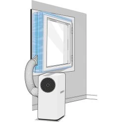 Rowenta Fensterdichtungssatz Für Turbo Cool B (hellgrau, Für Klimageräte) -Rowenta Rowenta Fensterdichtungssatz f r Turbo Cool B@@1754271 1