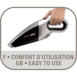 Rowenta Handstaubsauger AC 4769 Extenso Cyclonic (schwarz/silber) -Rowenta Rowenta Handstaubsauger AC 4769 Extenso Cyclonic@@9gsder05 4