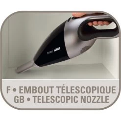 Rowenta Handstaubsauger AC 4769 Extenso Cyclonic (schwarz/silber) -Rowenta Rowenta Handstaubsauger AC 4769 Extenso Cyclonic@@9gsder05 5