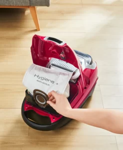 Rowenta RO7473 Silence Force Allergy+ Bodenstaubsauger Mit Beutel (große Staubbeutelkapazität: 4,5 Liter, Extrem Leise, Hocheffiziente Bodendüse, Langlebiger EffiTech-Motor) Schwarz/rot -Rowenta a4bf33b7f334406e0d96e14847e0d998