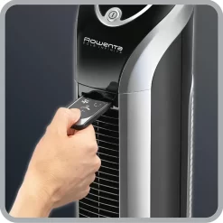 Rowenta VU 6670 F0 Turmventilator Schwarz/silber -Rowenta aabb59f9ce0680c816427d3e034941d6