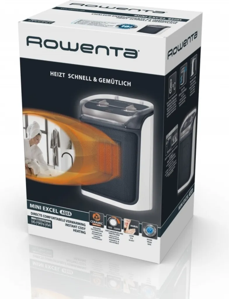 Rowenta SO9281 Mini Excel Aqua Heizlüfter Grau/weiß 9 Rowenta SO9281 Mini Excel Aqua Heizlüfter Grau/weiß – Bild 9