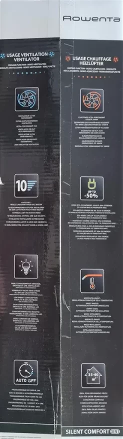 Rowenta HQ8120F0 Silent Comfort 3in1 Turmventilator Mit Smart-Technologie, Staubfilter, Ventilator & Heizung, 24h Startverzögerung, 10 Geschwindigkeitsstufen -Rowenta be6d1a4b4ee8133efa6b9edad5978770