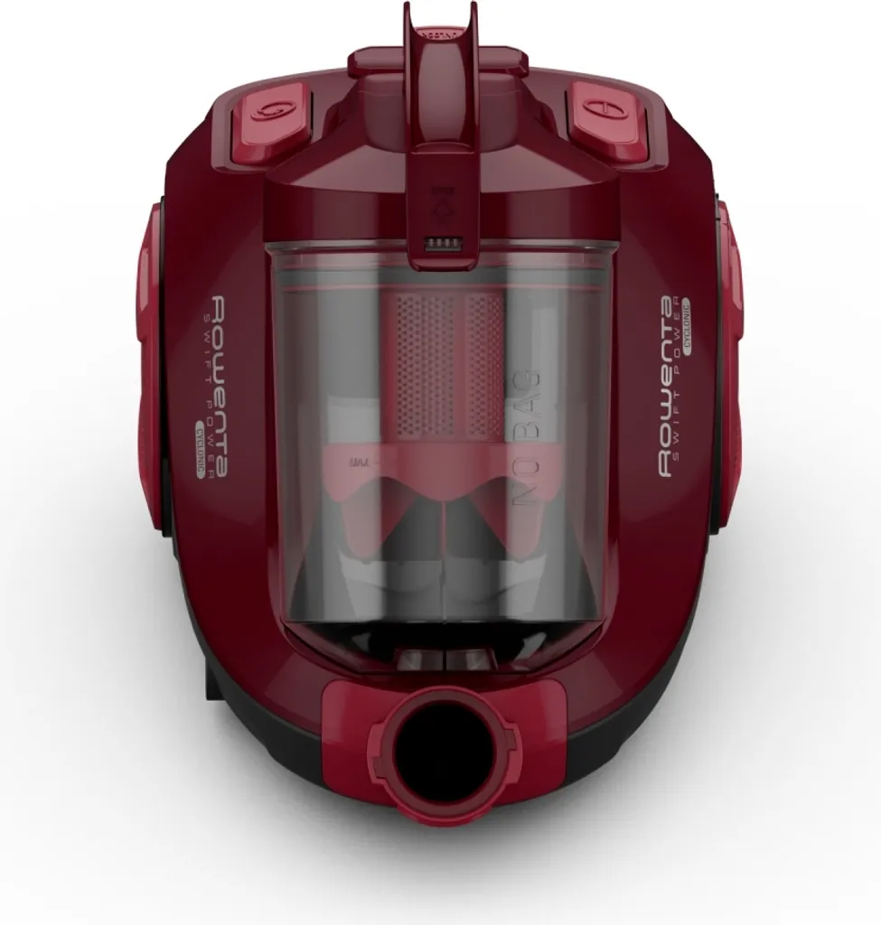 Rowenta Bodenstaubsauger Swift Power RO2933, 750 W, Zylinder-Vakuum, Beutellos, Zyklonal, 77 DB, Schwarz, Burgund 1 Rowenta Bodenstaubsauger Swift Power RO2933, 750 W, Zylinder-Vakuum, Beutellos, Zyklonal, 77 DB, Schwarz, Burgund