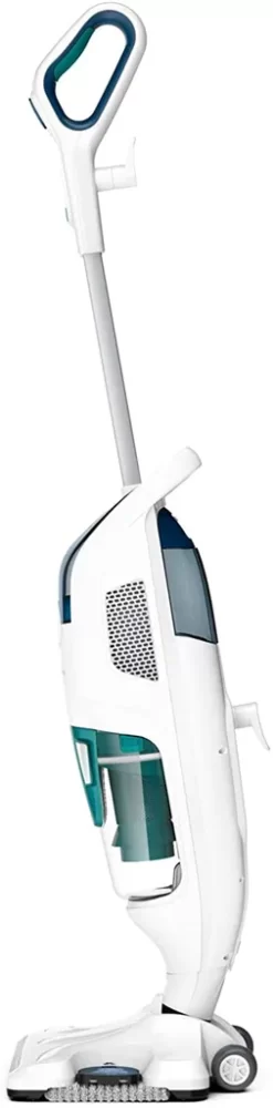 Rowenta Bodendampfreiniger Clean & Steam Revolution RY7757 | 2 In 1 Reingung | Verdampfer Für ätherische Öle | Alle Bodenarten | Anti-Kalk-Kartusche | Weiß/Blau -Rowenta c8d71f958cab24e07ebaa6b4cf97d4c4