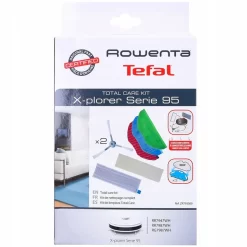 Rowenta ZR793000 X-Plorer Serie 95 Reinigungs-Set | Kompatibel Mit Saugroboter S95 | 1 Standardtuch | 1 Wischtuch | 1 Mikrofasertuch "Allergen" | 2 Seitenbürsten | 1 Hochleistungsfilter -Rowenta edf7734c9d7b219a4948a694afc77bb9